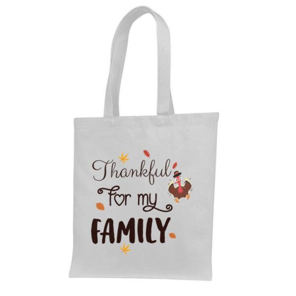 10. Thanksgiving Appreciation Custom Tote Bags - White