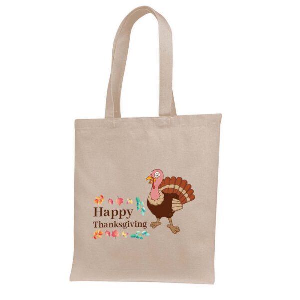 11. Natural - Custom Thanksgiving Tote Bags