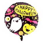 11. Round Foil Halloween Balloons