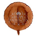 12. Round Foil Halloween Balloons