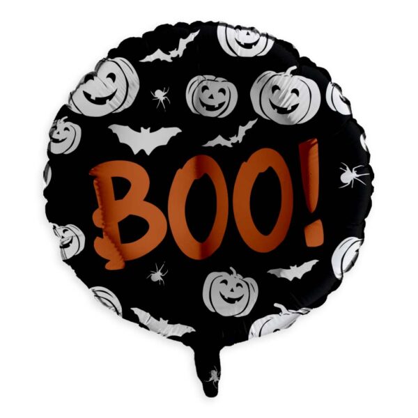 13. Round Foil Halloween Balloons