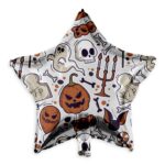 15. Star Foil Halloween Balloons