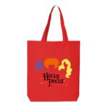 16. Hocus Pocus Custom Red Halloween Tote Bags
