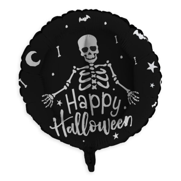 16. Round Foil Halloween Balloons