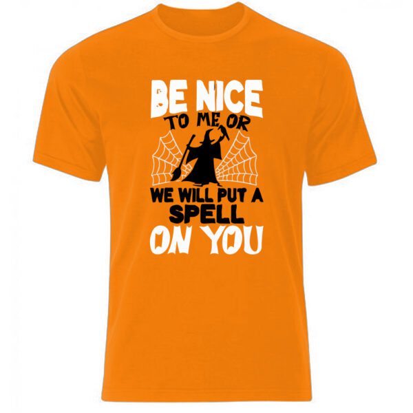 17. Custom Orange Halloween T-shirts