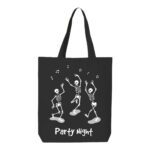 18. Party Night Custom Black Halloween Tote Bags