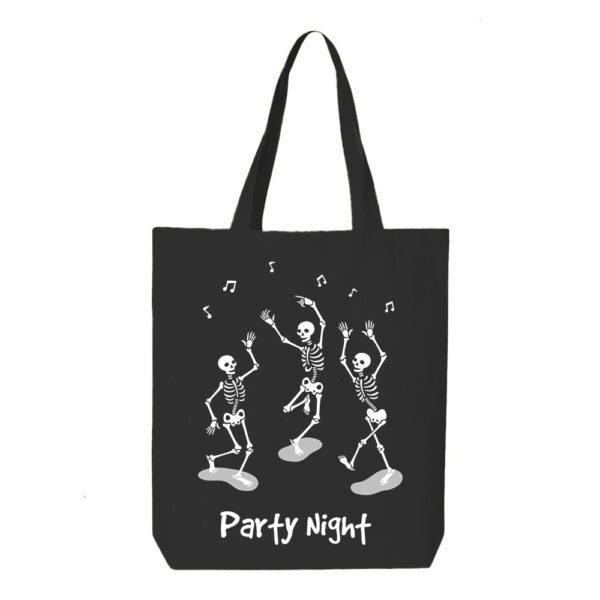 18. Party Night Custom Black Halloween Tote Bags