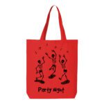 18. Party Night Custom Red Halloween Tote Bags
