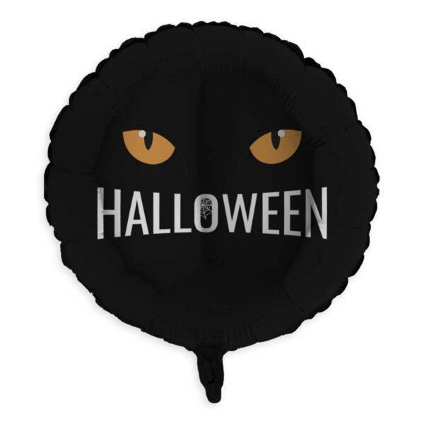 18. Round Foil Halloween Balloons