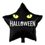 18. Star Foil Halloween Balloons