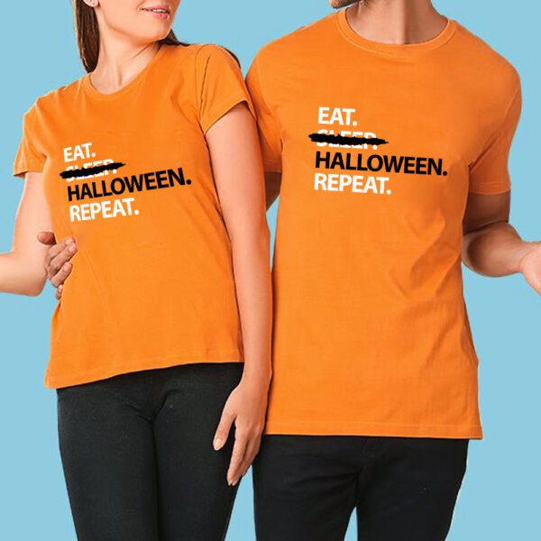 18. Unique Unisex Orange Halloween T-shirts