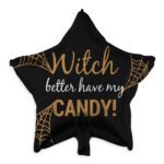 19. Star Foil Halloween Balloons