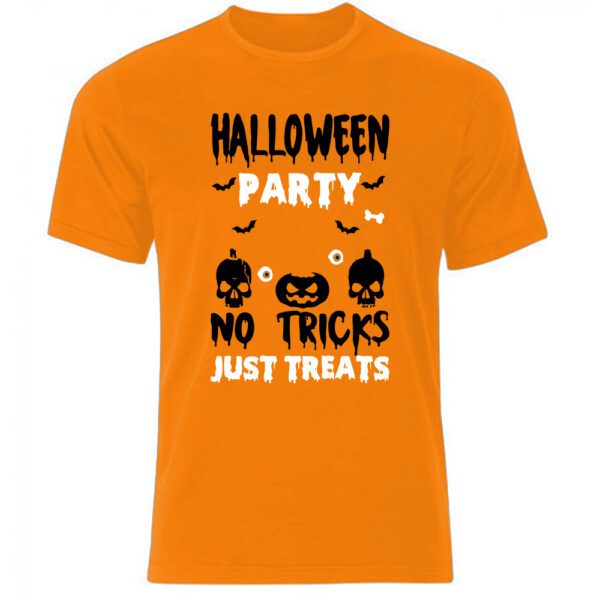 2. Cotton Orange Halloween T-shirts