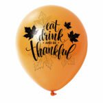 2. Thanksgiving Balloons - Orange