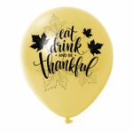 2. Thanksgiving Balloons - Yellow