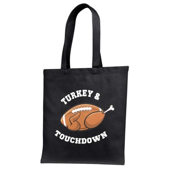 2. Thanksgiving Tote Bags - Black