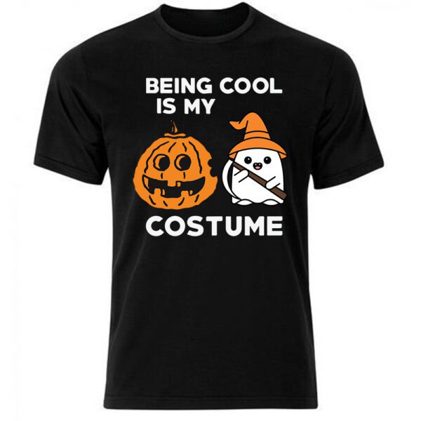 3. Custom Cotton Black Halloween T-shirts