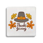 3. Full Color Custom Thanksgiving Coasters - Square