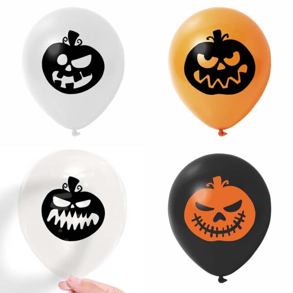 4. Halloween Balloons Face 5