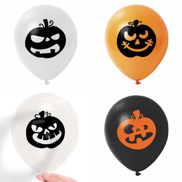 4. Halloween Balloons Face 6