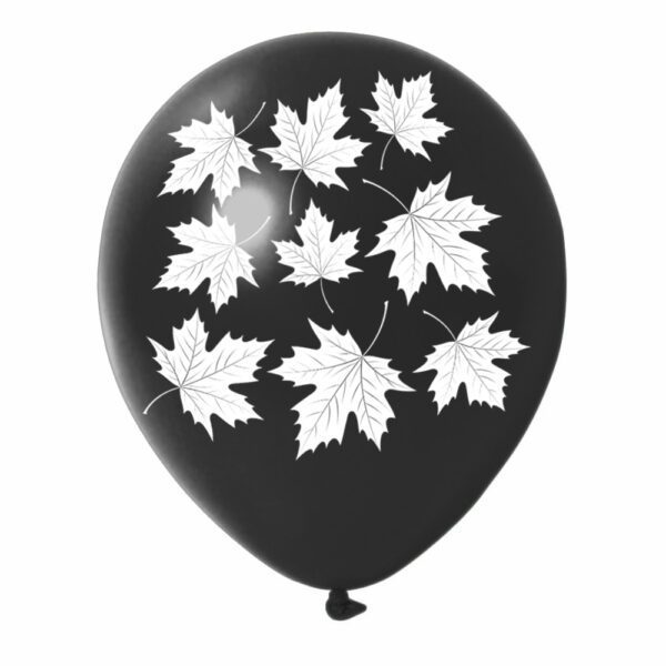 4. Thanksgiving Custom Balloons - Black