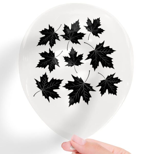 4. Thanksgiving Custom Balloons - Clear