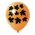 4. Thanksgiving Custom Balloons - Orange