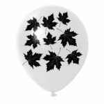 4. Thanksgiving Custom Balloons - White