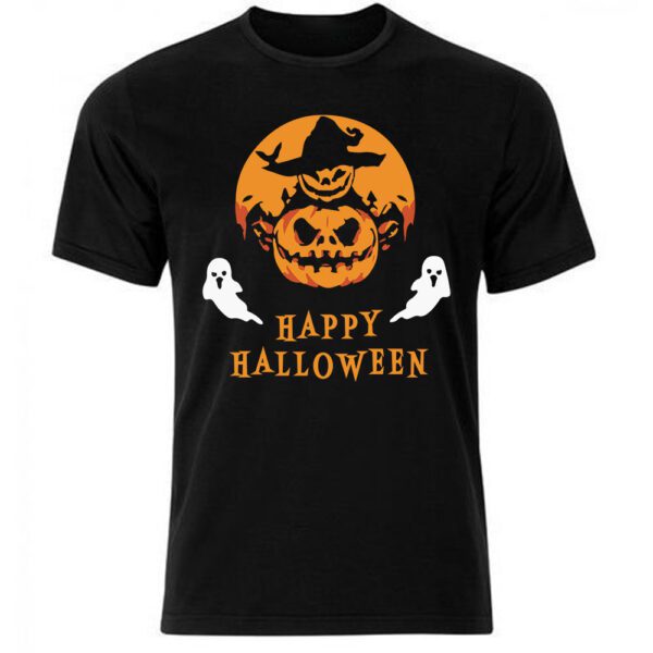 6. Black Cotton Halloween T-shirts