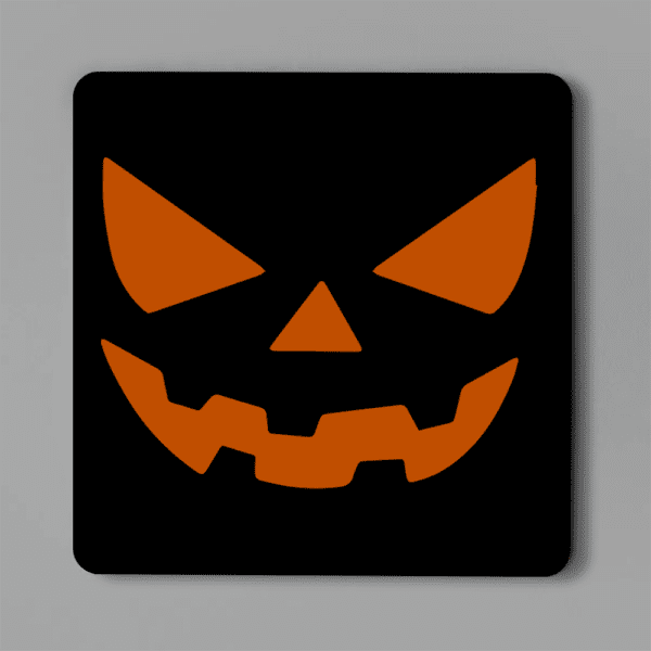 7. Custom Full-color Square Halloween Coasters