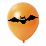 7. Orange Latex Halloween Balloons
