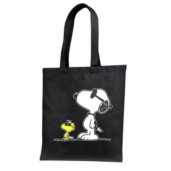 9. Thanksgiving Clipart Custom Tote Bags - Black