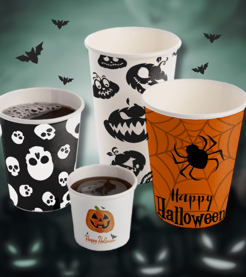 Halloween Paper cups header