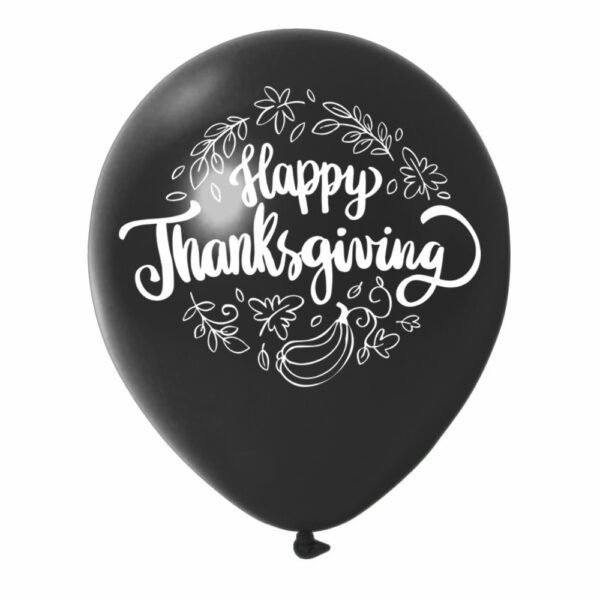 Thanksgiving Balloons 7 - Black (1)