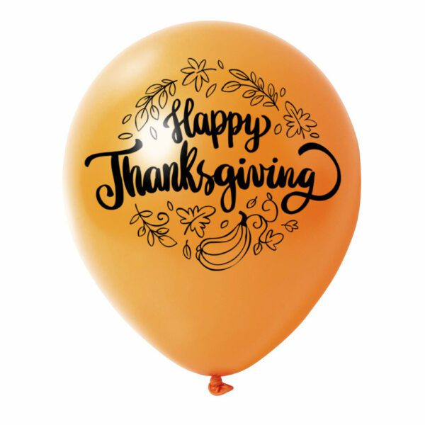 Thanksgiving Balloons 7 - Orange