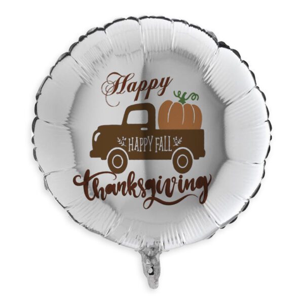 Thanksgiving balloons 10 - Round