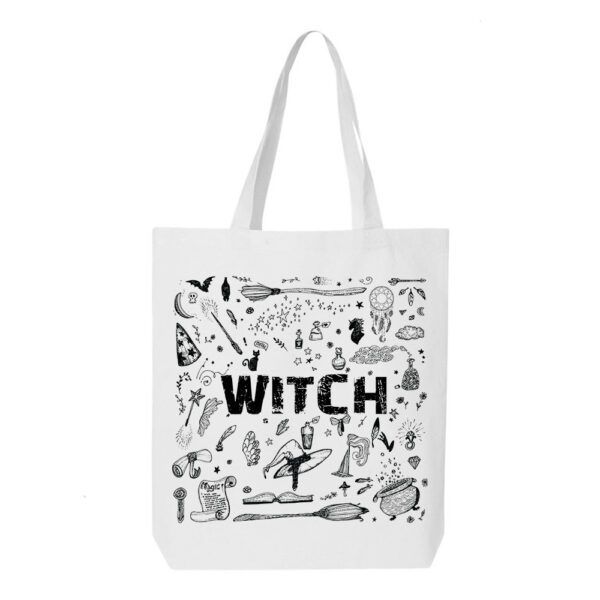 halloween tote bags template 3_White