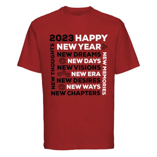 10. Custom Cotton T-shirts For New Year