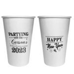 10. Two Sided Custom New Year Cups - 16oz