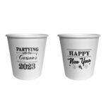 10. Two Sided Custom New Year Cups - 4oz