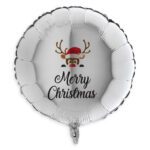 11. Foil Christmas Balloons - Round
