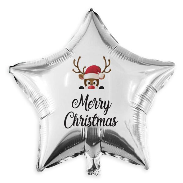 11. Foil Christmas Balloons - Star