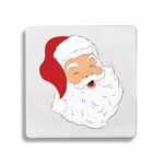 11. Santa Clipart Christmas Coasters - Square