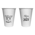 11. Two Sided Wholesale Custom New Year Cups - 12oz