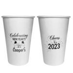 11. Two Sided Wholesale Custom New Year Cups - 16oz