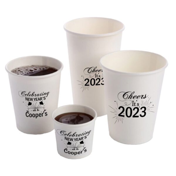 11. Two Sided Wholesale Custom New Year Cups - Featured