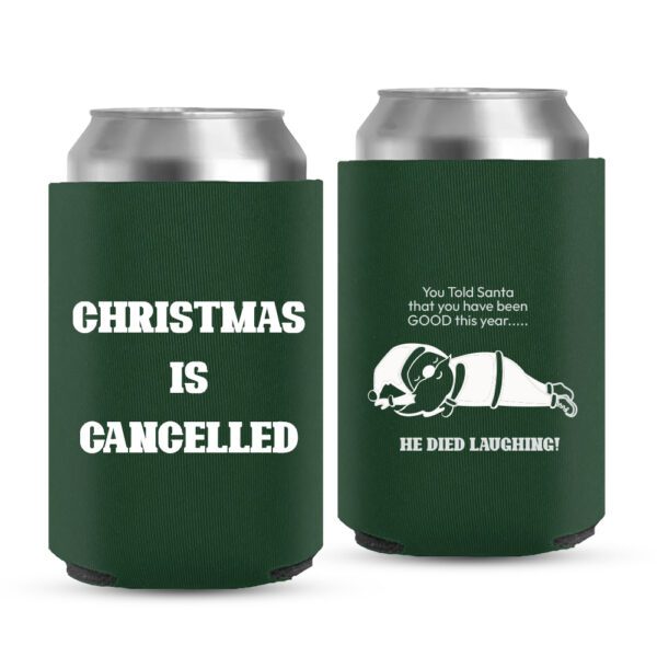 12. Christmas Koozies Funny - Green