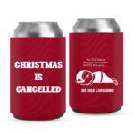 12. Christmas Koozies Funny - Red