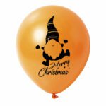 13. Custom Gnome Christmas Balloons - Orange