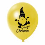 13. Custom Gnome Christmas Balloons - Yellow